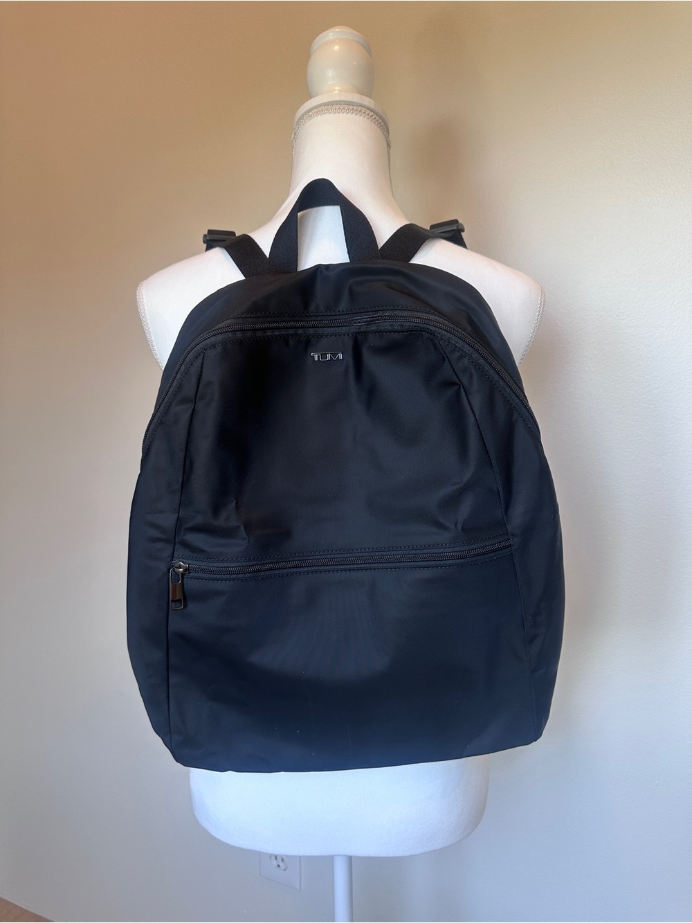 TUMI Black Nylon Backpack